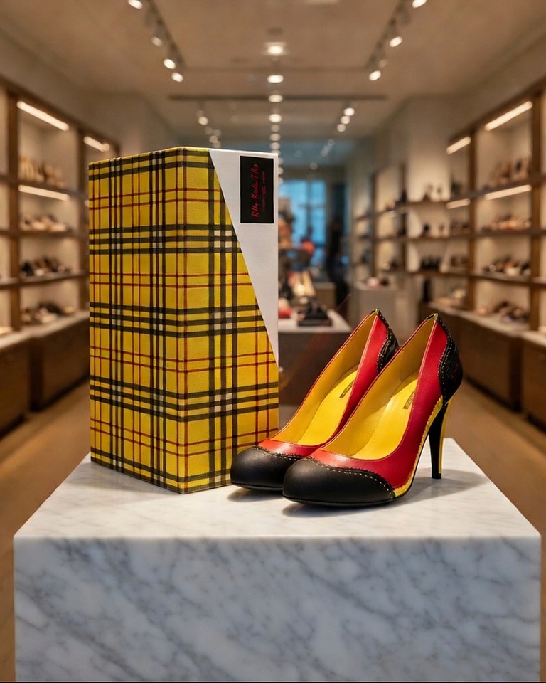 British High Heel Shoes (Black): Rilla