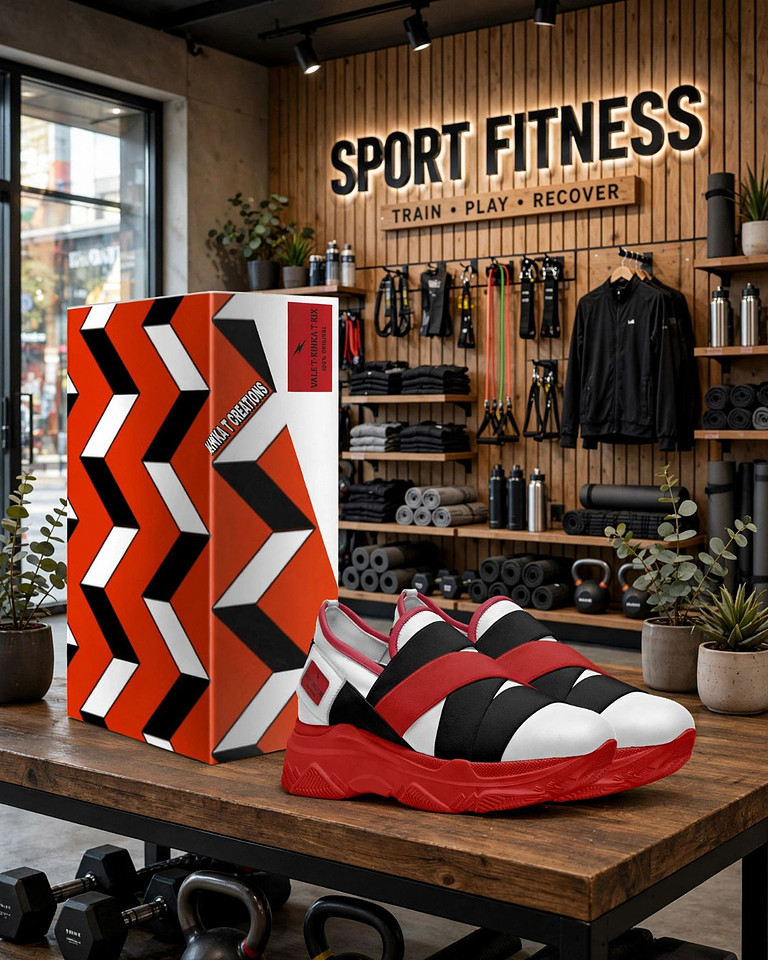Elastic Strap Sneakers Shoes: Aizazi
