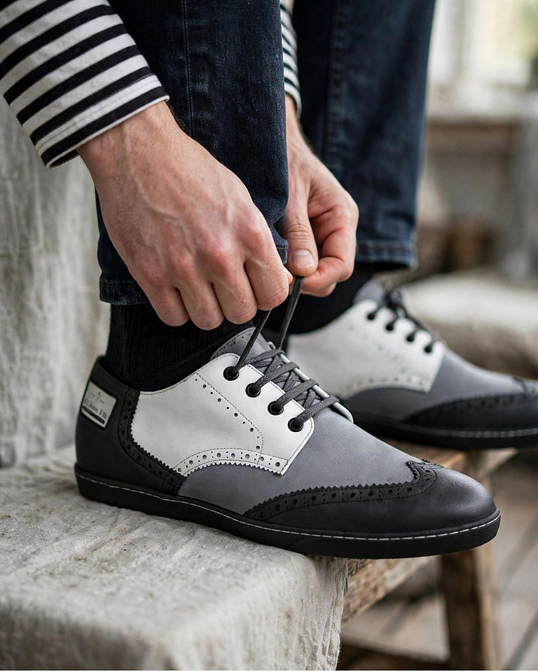 R8RZ: Casual British Derby Shoes