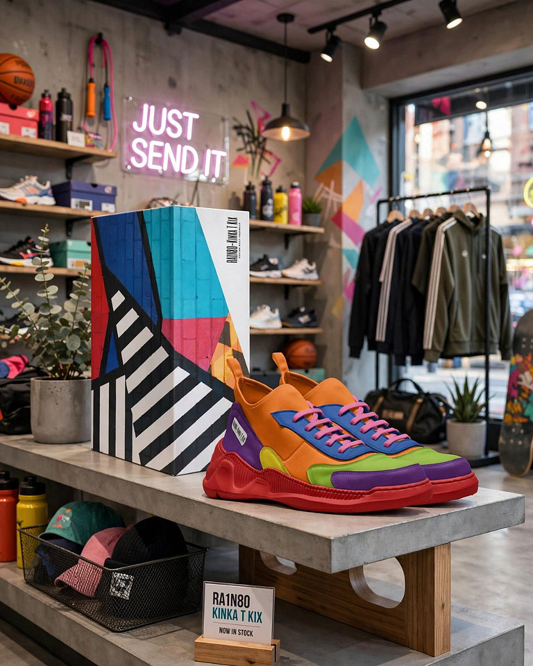 Chunky Sock Design Shoes: RA1N80