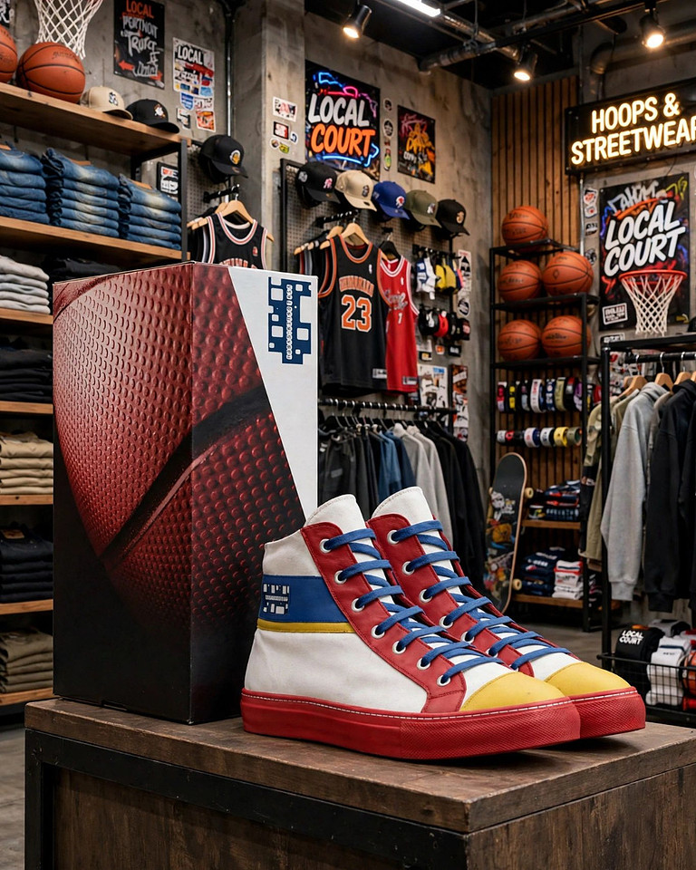 Classic High Top Shoes: Hawks