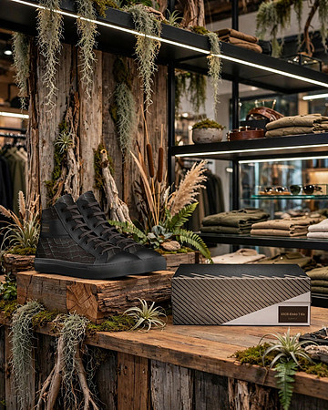 Classic High Top Shoes (Black): KROX
