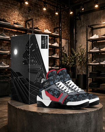 Myrman: Fashion Strap High Tops