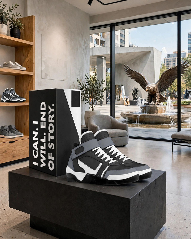 R8RZ: Fashion Strap High Tops