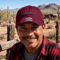 47 Brand- Classic Clean Up Hat: 24x7x365 (Cardinal)