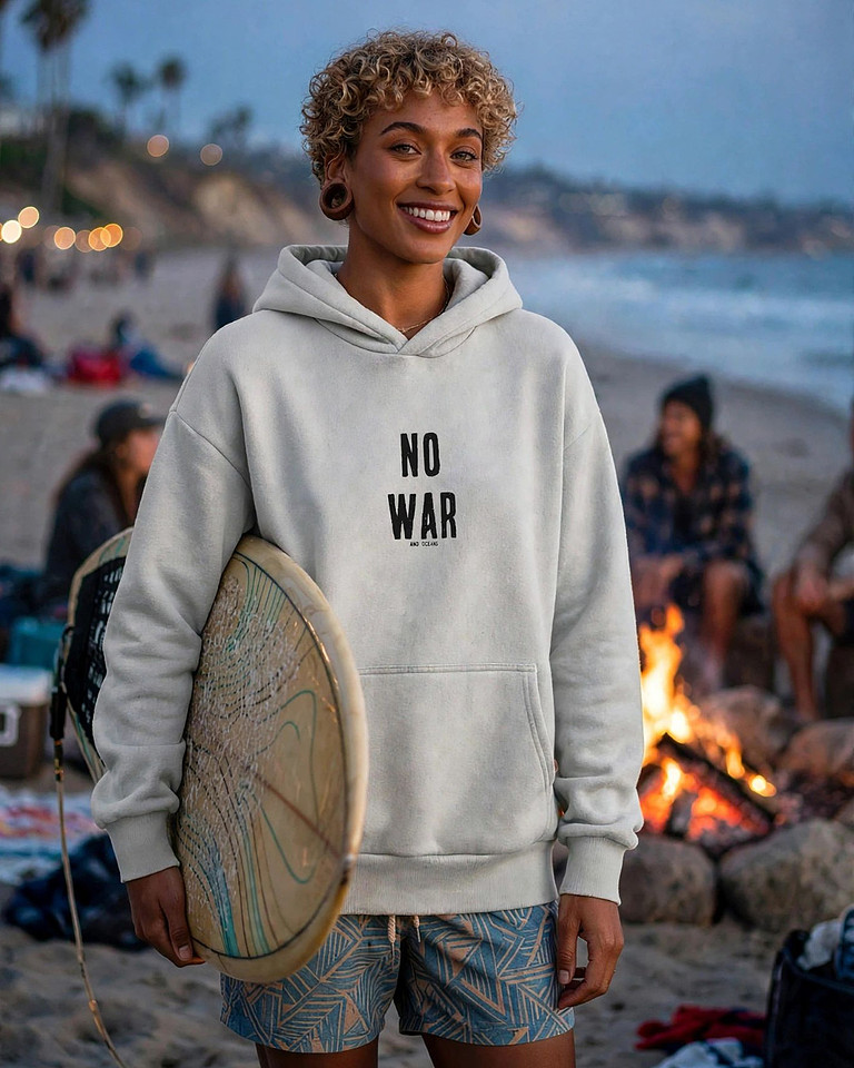 No War: Premium Oversized Hoodie
