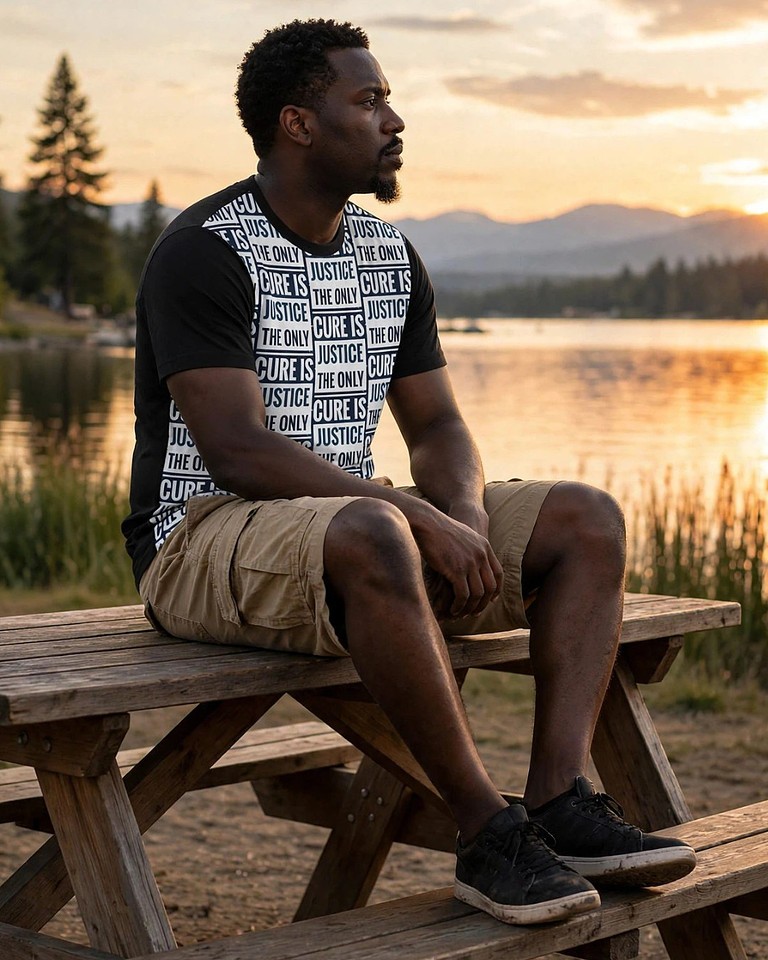 The Only Cure Is Justice: Graphic T-Shirt