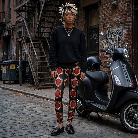Rizika: Hand-Sewn Full Length Leggings
