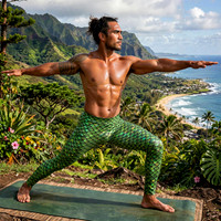 Ocean Shimmers: Full Length Leggings