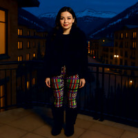 Racer Plaid: Hand-Sewn Full Length Leggings