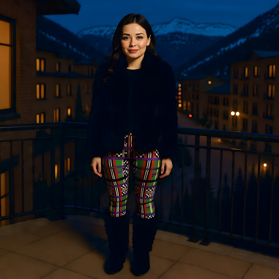 Racer Plaid: Hand-Sewn Full Length Leggings