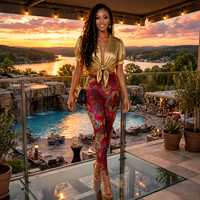 Red Dragon: Hand-Sewn Full Length Leggings