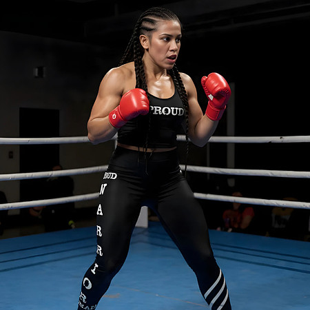 Proud Warrior Woman: Hand-Sewn Full Length Leggings