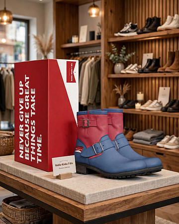 Reblu: Police Belted Boots