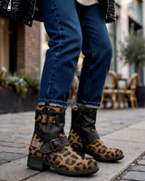 Police Belted Boots: Levito