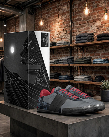 7 Myrman: Striped Indoor Soccer Style Shoes