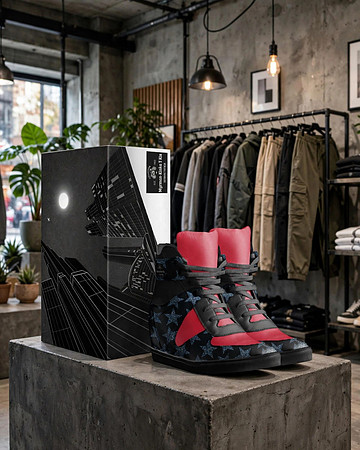 Myrman: Lace-Up Wedge Sneakers