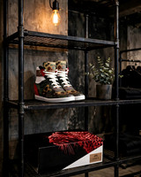 Lace-Up Wedge Sneakers: Levito