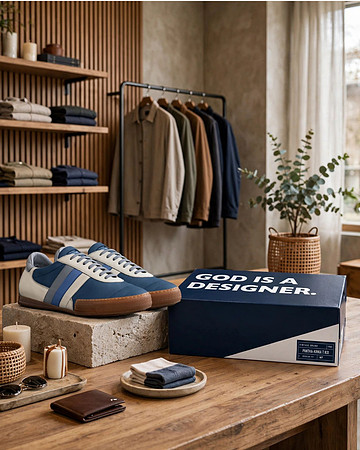 8 Pantha: Striped Indoor Soccer Style Shoes