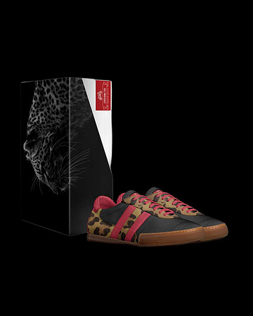Striped Indoor Soccer Style Shoes: Levito