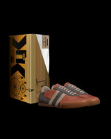 Indoor Soccer Style Striped Shoes: B3AR
