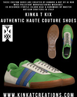 2 Eurph: Striped Indoor Soccer Style Shoes
