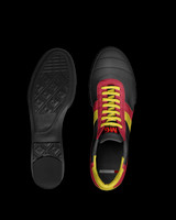 Striped Indoor Soccer Style Shoes: M.G.