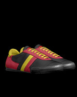 Striped Indoor Soccer Style Shoes: M.G.