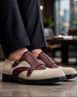 Traditional Monk Strap Shoes: Grapo