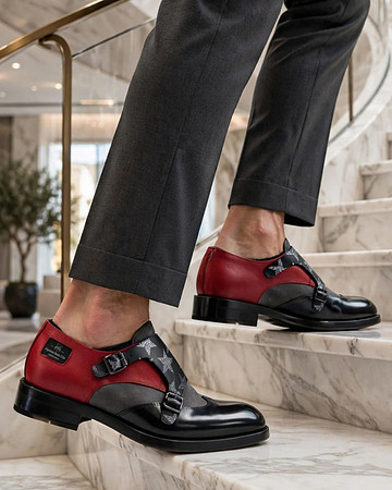 3 Myrman: Traditional Monk Strap Shoes 3