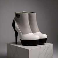 Ankle Boot Stiletto Heels: R8RZ