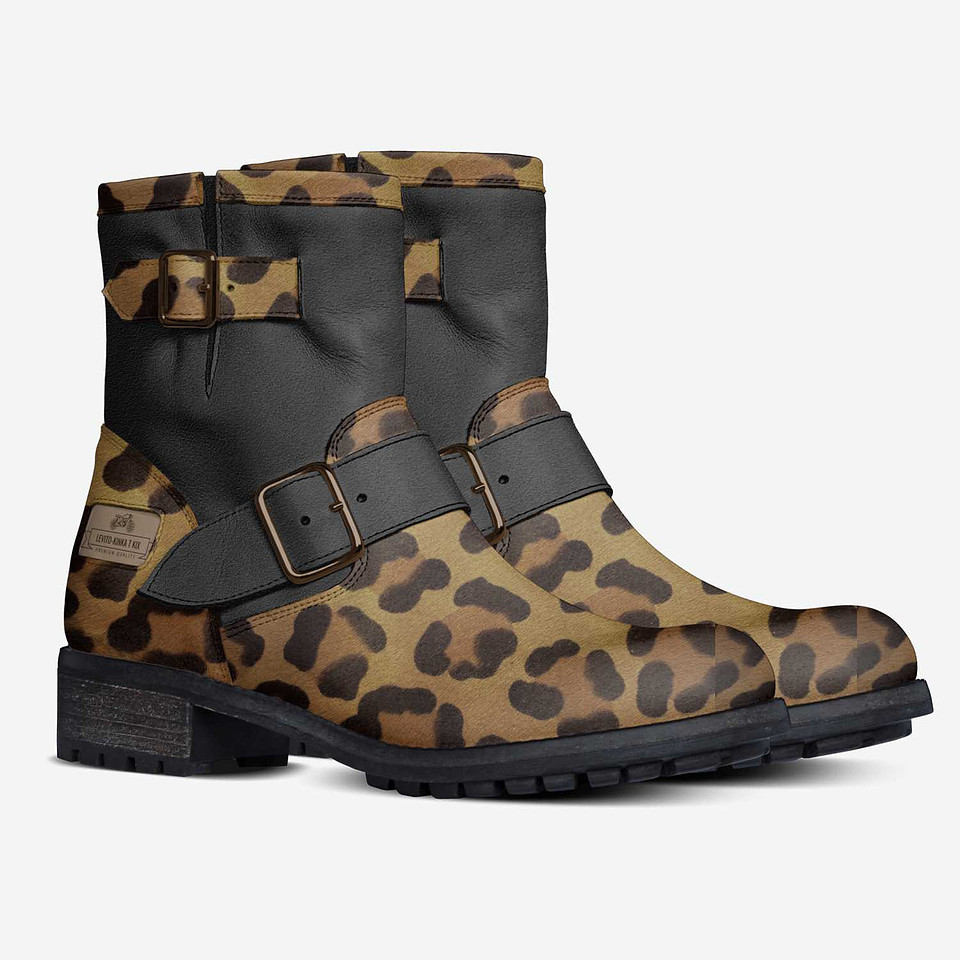 Police Belted Boots: Levito