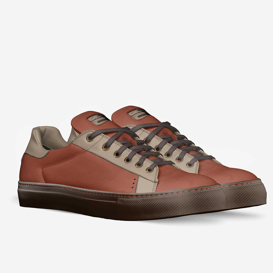 Tennis Low Top Shoes: B3AR Brown
