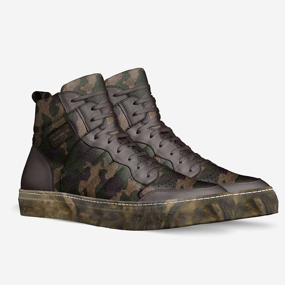 Retro Basketball High Top Shoes: Rambot
