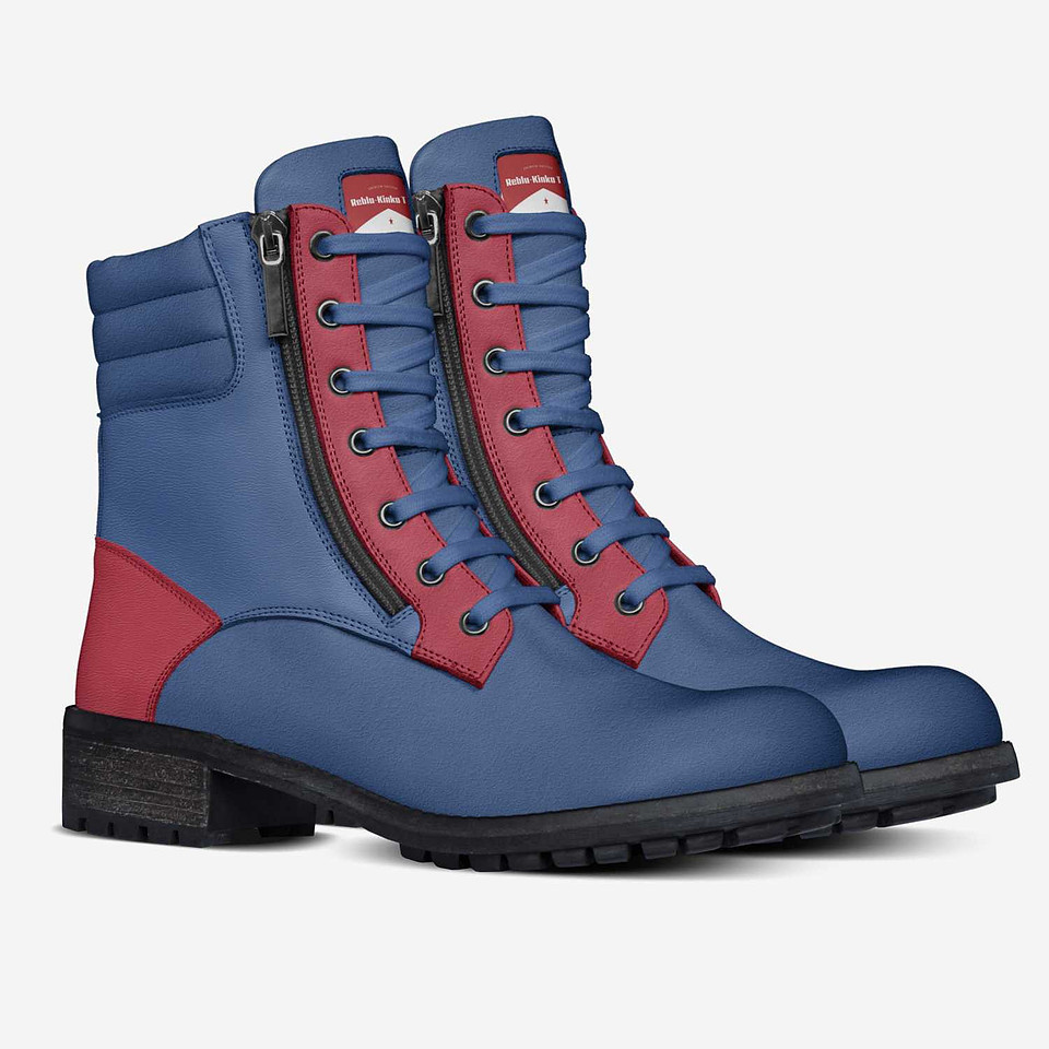 Zip Military Boots: Reblu
