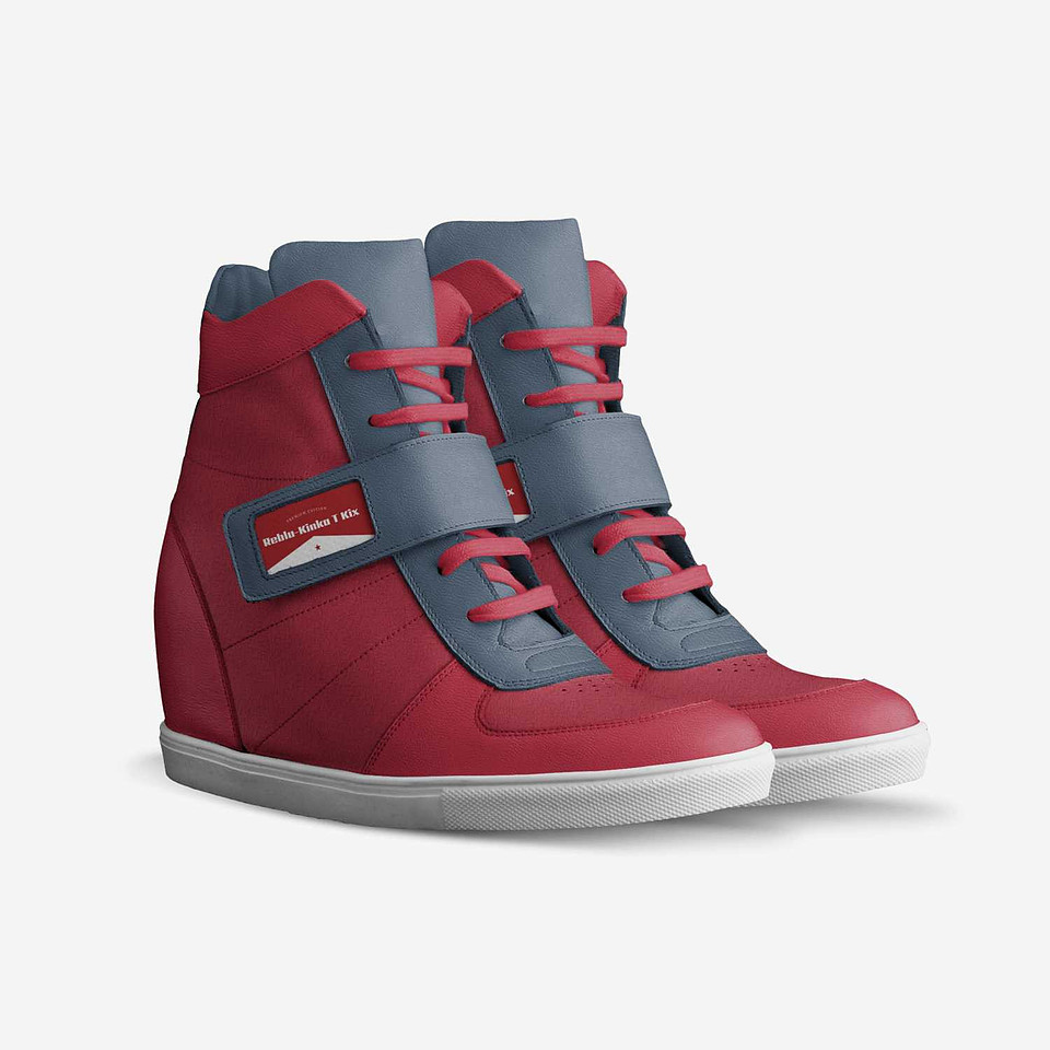 High Top Wedge Sneakers: Reblu