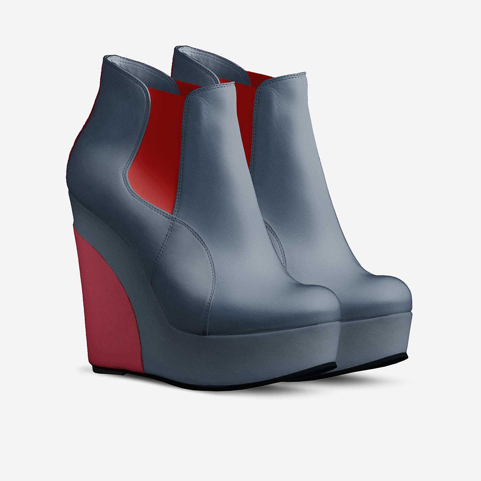 Ankle Wedge Boots: Reblu