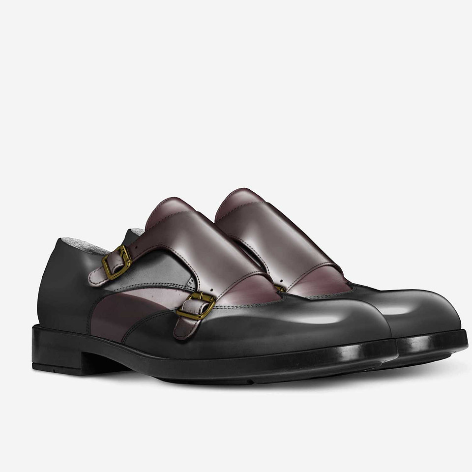 Traditional Monk Strap Shoes: Trojan