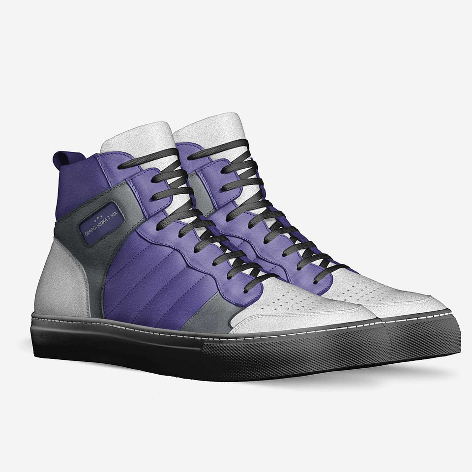 Retro Basketball High Top Shoes: Grapo