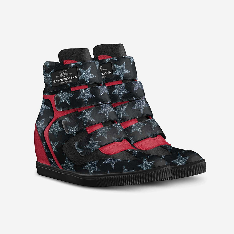 Velcro Wedge Sneakers: Myrman