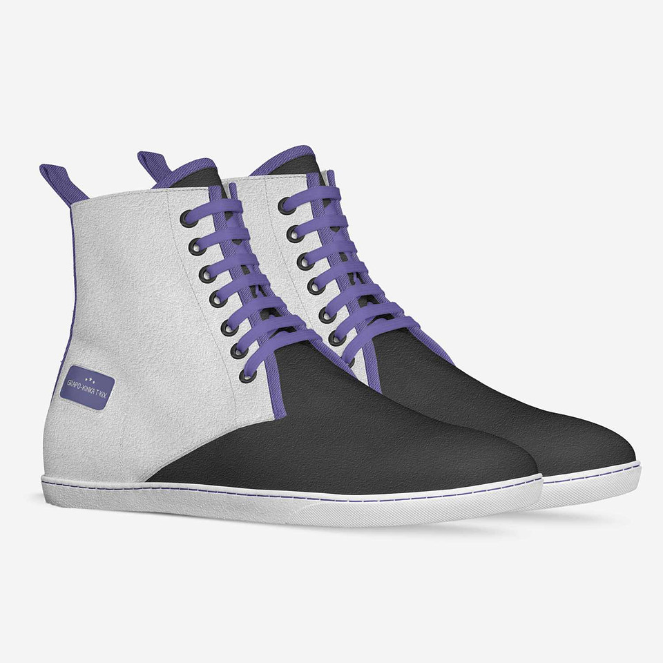 High Top Chukka Shoes: Grapo