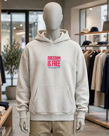 Freedom Is Free. Control Carriers Costs: Premium Oversized Hoodies