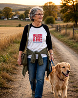 Freedom Is Free. Control Carriers Costs: Baseball Style ¾ Raglan Sleeve T-Shirts (White/Black)