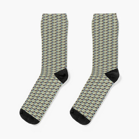 ($24.85) Stretchy Knit Crew Socks: The Messengers