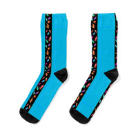 ($24.85) Stretchy Knit Crew Socks: Feather Dancer