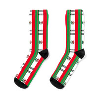 ($24.85) Stretchy Knit Crew Socks: Mexico
