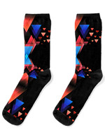 ($24.85) Stretchy Knit Crew Socks: Charbeveaux