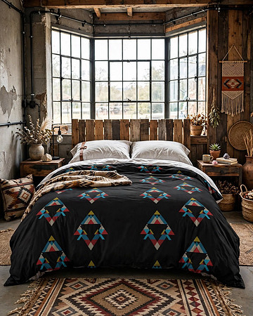 Duvet Cover: Diligent: ᎠᎵᏂᎬᏁᎯ: a-li-ni-gv-ne-hi