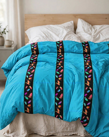 Duvet Cover: Feather Dancer