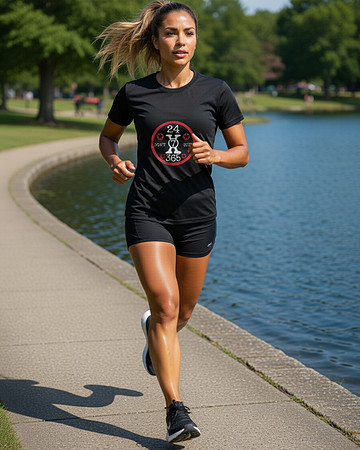 Active T-Shirt (Black): 24x7x365 Don't Quit
